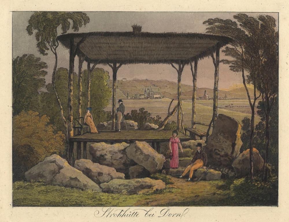 Antonín K. Balzer, Altán v parku v Trnovanech (Dorn) u Teplic, c. 1800, Regionální muzeum v Teplicích