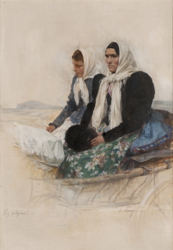 Augustin Němejc, Studie plzeňských žen v podzimním kroji, kolem 1893, ZČG