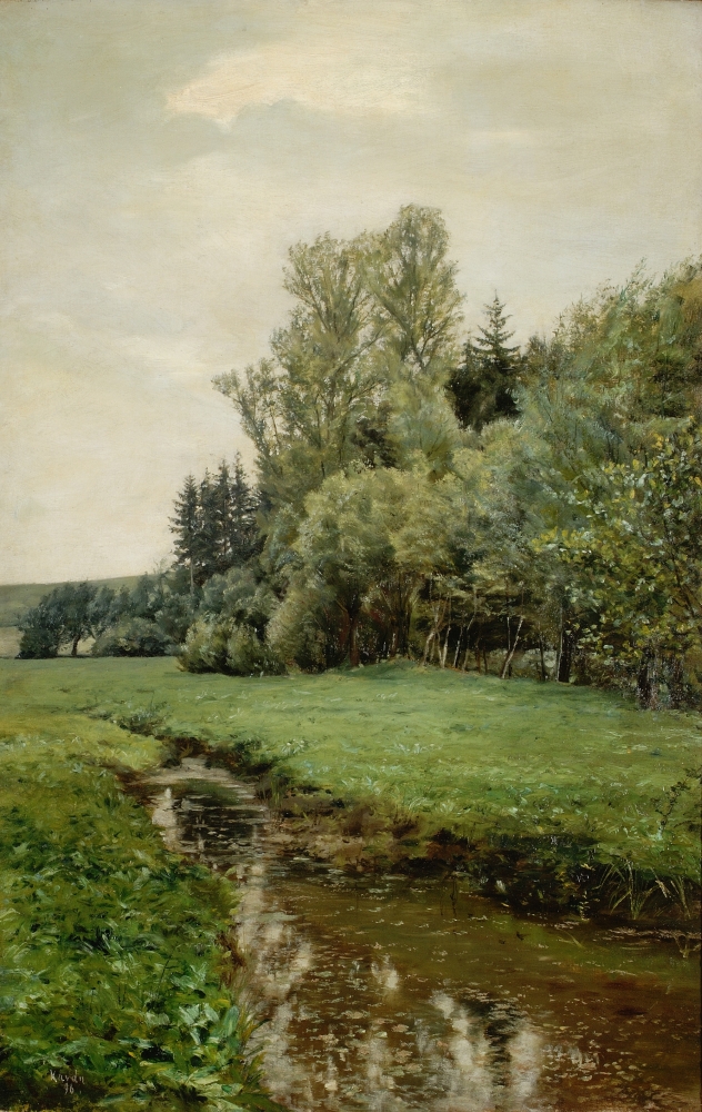 František Kaván, Potok na jaře, 1896, ZČG
