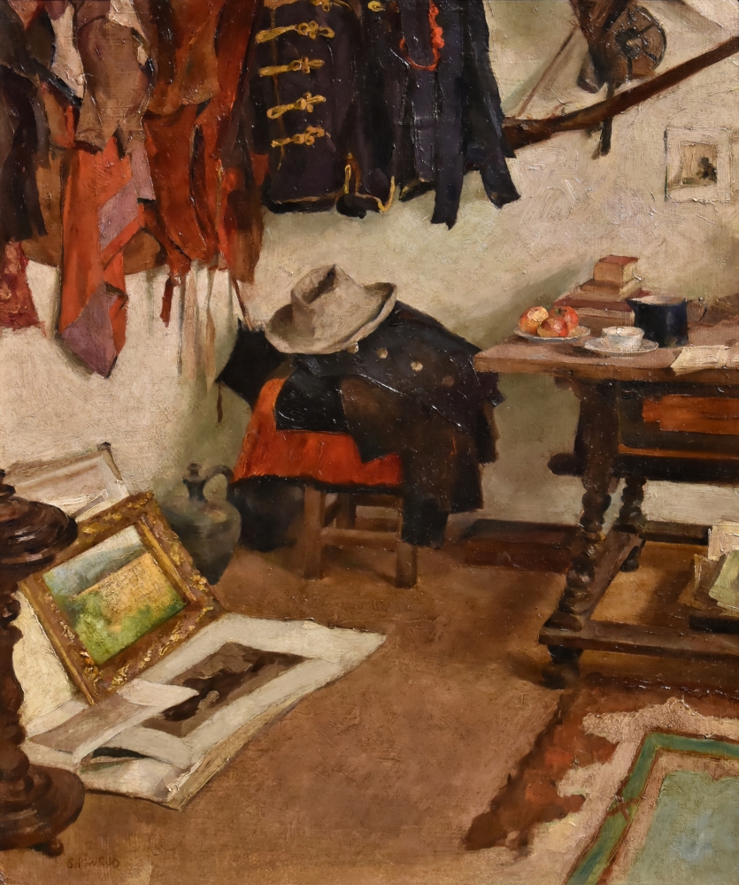 Hippolyt Soběslav Pinkas, Zátiší v ateliéru, 60. léta 19. století, ZČG