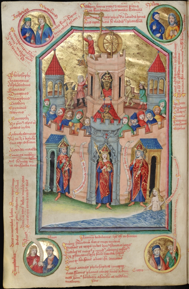 Janíček Zmilelý z Písku (Dílna), Hříšný Babylon, 1495–1500, Jenský kodex, Knihovna Národního muzea
