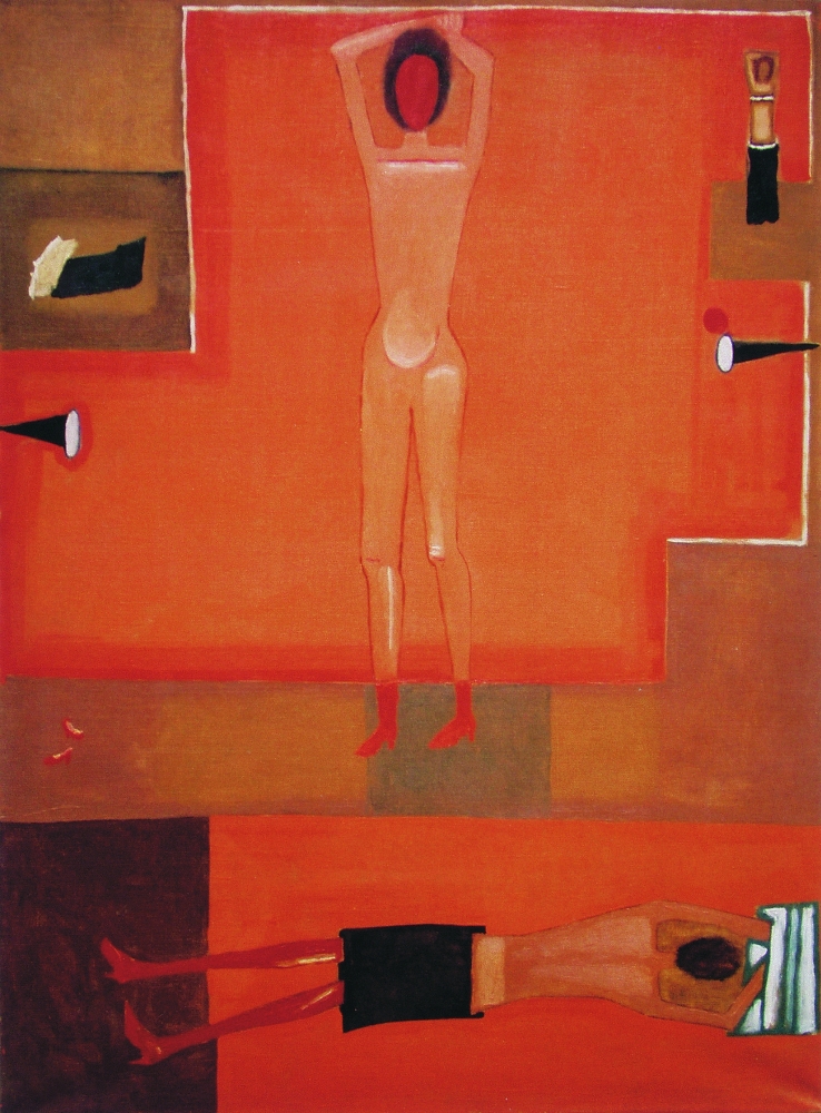 Jerzy Nowosielski, Striptýz, 1964, Městská galerie Zakopane