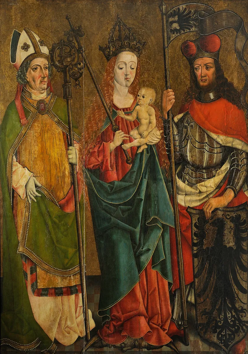 Deska s Assumptou, Sv. Václavem a Sv. Vojtěchem