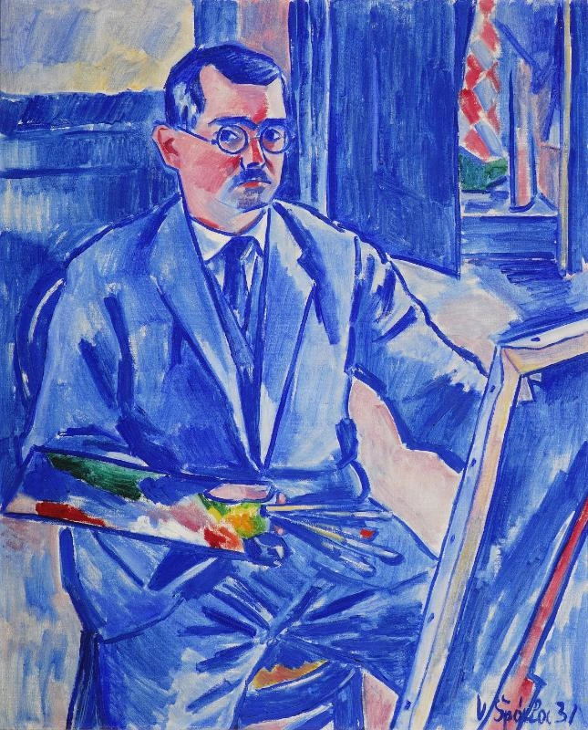 Václav Špála, Autoportrét, 1931