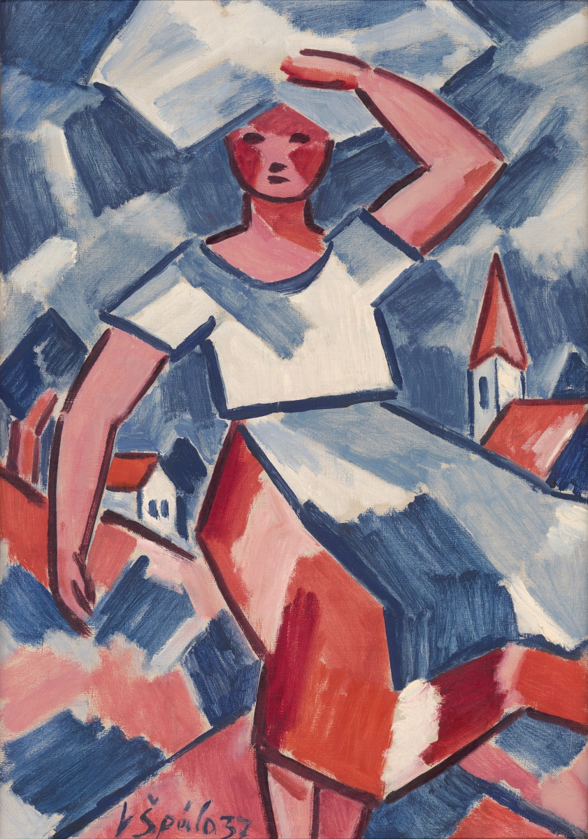 Václav Špála, Pradlena u vesnice, 1937