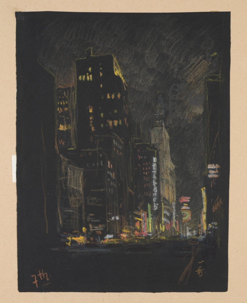 František Šimon Tavík, Z New Yorku večer, 1926, Národní galerie v Praze