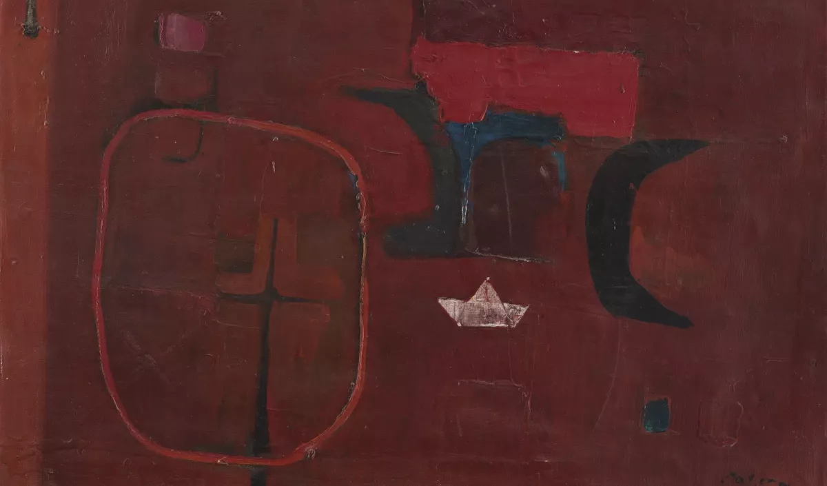 Jiří Patera, Znamení (Obraz VI), 1966, soukromá sbírka